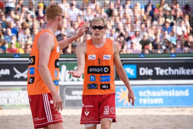 smart super cup Nürnberg; Smart Beach Tour 2017; Philipp Arne Bergmann Yannick Harms vs. Paul Becker Jonas Schröder +++ + Nürnberg Germany xConnyxKurth HOCHxZWEIx