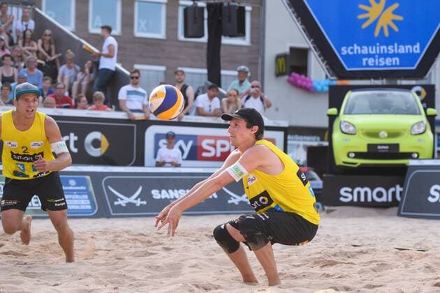 smart super cup Nürnberg; Smart Beach Tour 2017; Philipp Arne Bergmann Yannick Harms vs. Paul Becker Jonas Schröder +++ + Nürnberg Germany xConnyxKurth HOCHxZWEIx
