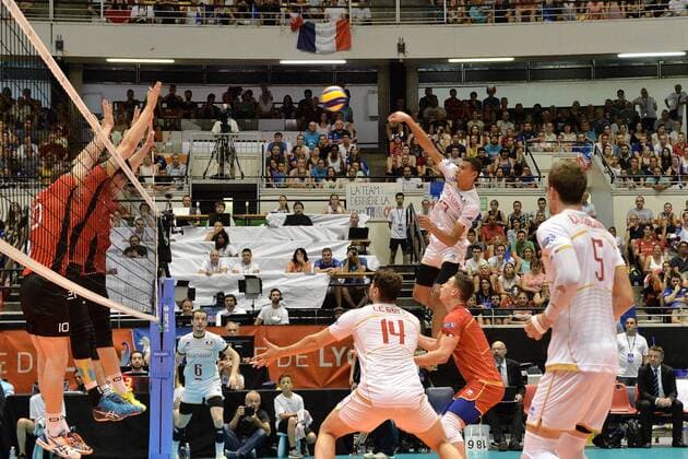 Stephen Boyer (france) VOLLEY-BALL : France vs Allemagne - Tournoi de qualificatif au championnat du monde - 28 05 2017 FredericChambert Panoramic 