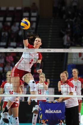Volleyball, Damen, WM-Quali, Polen - Serbien WARSZAWA 28.05.2017 TURNIEJ KWALIFIKACYJNY DO MISTRZOSTW SWIATA 2018 SIATKOWKA POLSKA - SERBIA GABRIELA POLANSKA FOT. RAFAL MOLAK FOTOPYK NEWSPIX.PL --- Newspix.pl FRANCE OUT!  170528MOL010