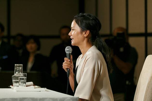 Japanese golfer Ai Miyazato, a nine-time winner on the U.S. LPGA Golf Damen Tour, speaks during a news conference in May 29, 2017, Tokyo, Japan. Former World No. 1, Miyazato, announced that she intends to retire at the end of the 2017 LPGA Tour season. Noxthirdxpartyxsales  (78828165st)