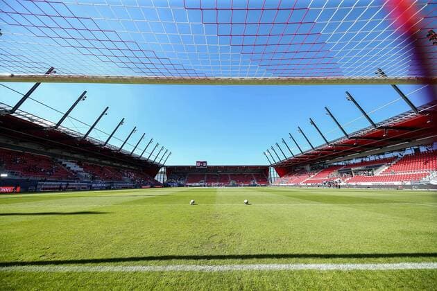 Regensburg, Deutschland, 26.05.2017, 2. Bundesliga Relegation, SSV Jahn Regensburg - TSV 1860 Muenchen, Stadion Innenansicht ( DeFodi048