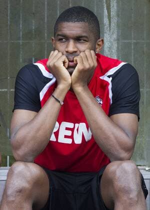 Laktattest 1. FC Köln 1. Fussball Bundesliga Saison 2016 2017 Ostkampfbahn Koeln Deutschland Datum: 30.05.2017 Anthony Modeste (1. FC Köln)