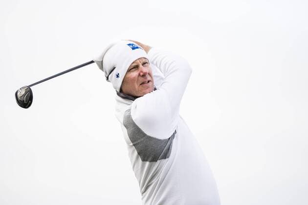 170601 Mikko Ilonen, Finland under dag ett av golftävlingen Nordea Masters den 1 juni 2017 i Barsebäck.  Copyright: PETTERxARVIDSON BB170601PA018