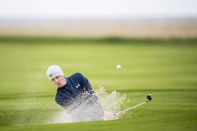 170601 Matthew Fitzpatrick, England under dag ett av golftävlingen Nordea Masters den 1 juni 2017 i Barsebäck.  Copyright: PETTERxARVIDSON BB170601PA049