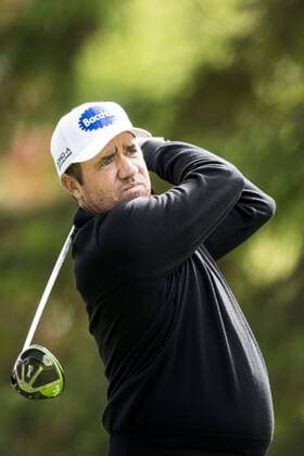 170601 Scott Hend, Australien under dag ett av golftävlingen Nordea Masters den 1 juni 2017 i Barsebäck.  Copyright: PETTERxARVIDSON BB170601PA120