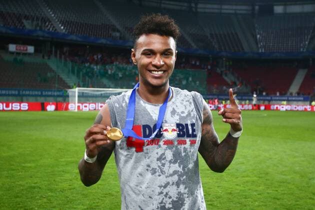 SOCCER - OEFB Samsung Cup, Rapid vs RBS KLAGENFURT,AUSTRIA,01.JUN.17 - SOCCER - OEFB Samsung Cup final, SK Rapid Wien vs Red Bull Salzburg. Image shows Valentino Lazaro (RBS). GEPAxpictures xFelixxRoittner