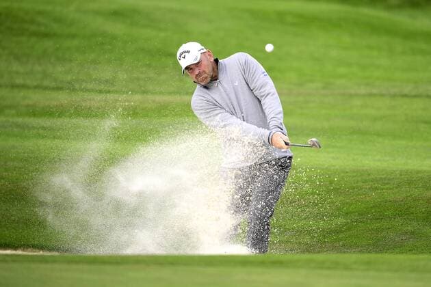 170602 Thomas Björn, Danmark, under dag tva av golftävlingen Nordea Masters den 2 juni 2017 i Barsebäck.  Copyright: PETTERxARVIDSON BB170602PA003