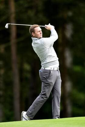 170602 Max Orrin, England, under dag tva av golftävlingen Nordea Masters den 2 juni 2017 i Barsebäck.  Copyright: PETTERxARVIDSON BB170602PA007