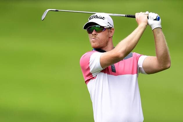 170602 Jens Dantorp, Sverige, under dag tva av golftävlingen Nordea Masters den 2 juni 2017 i Barsebäck.  Copyright: PETTERxARVIDSON BB170602PA016