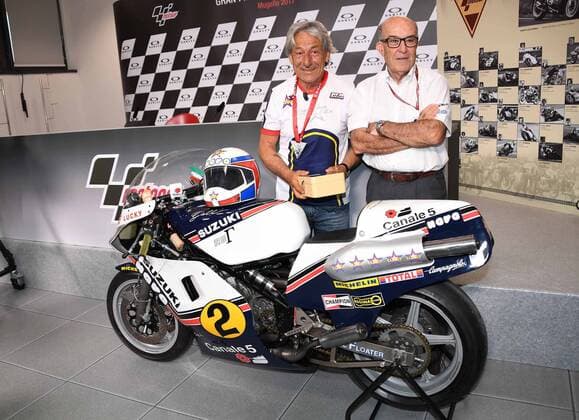IPP20170602 Motorsports: MotoGP World Championship WM Weltmeisterschaft GP of Italy, Marco Lucchinelli ed Ezpeleta carmelo (Hinweis: Verwendung nur in Deutschland - only Germany) xHOCHxZWEIx xItalyxPhotoxPressx 