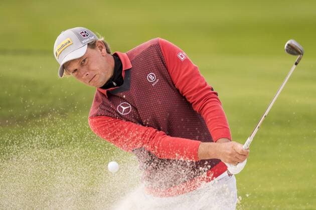 170602 Marcel Siem, Tyskland under dag tva av golftävlingen Nordea Masters den 2 juni 2017 i Barsebäck.  Copyright: PETTERxARVIDSON BB170602PA156