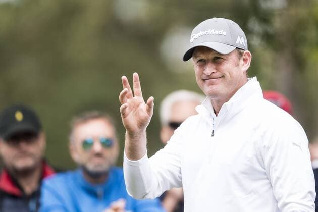 170602 Jamie Donaldson, Wales under dag tva av golftävlingen Nordea Masters den 2 juni 2017 i Barsebäck.  Copyright: PETTERxARVIDSON BB170602PA368