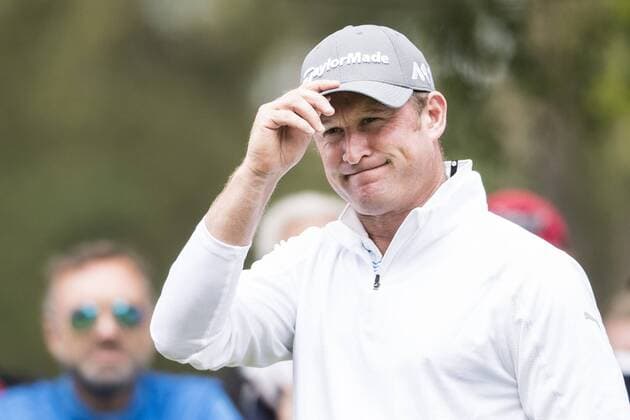 170602 Jamie Donaldson, Wales under dag tva av golftävlingen Nordea Masters den 2 juni 2017 i Barsebäck.  Copyright: PETTERxARVIDSON BB170602PA370