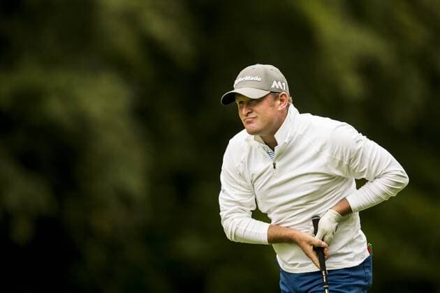 170602 Jamie Donaldson, Wales under dag tva av golftävlingen Nordea Masters den 2 juni 2017 i Barsebäck.  Copyright: PETTERxARVIDSON BB170602PA468