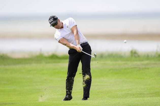 170603 Henrik Stenson, Sverige, under dag tre av golftävlingen Nordea Masters den 3 juni 2017 i Barsebäck.  Copyright: PETTERxARVIDSON BB170603PA004
