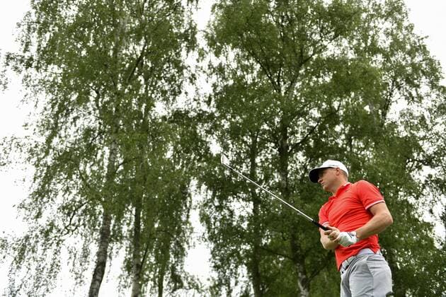 170603 Alexander Noren, Sverige, under dag tre av golftävlingen Nordea Masters den 3 juni 2017 i Barsebäck.  Copyright: PETTERxARVIDSON BB170603PA009