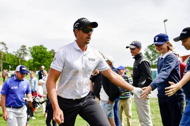 170603 Henrik Stenson, Sverige, under dag tre av golftävlingen Nordea Masters den 3 juni 2017 i Barsebäck.  Copyright: PETTERxARVIDSON BB170603PA015