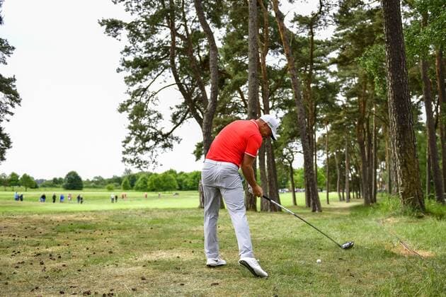 170603 Alexander Noren, Sverige, under dag tre av golftävlingen Nordea Masters den 3 juni 2017 i Barsebäck.  Copyright: PETTERxARVIDSON BB170603PA016