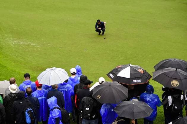 170604 Kristoffer Broberg, Sverige under dag fyra av golftävlingen Nordea Masters den 4 juni 2017 i Barsebäck.  Copyright: PETTERxARVIDSON BB170604PA008