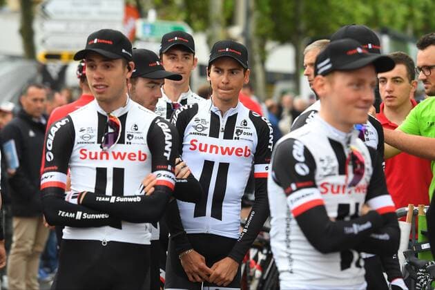 SAINT-ETIENNE, FRANCE - JUNE 4 : BARGUIL Warren (FRA) Rider of Team Sunweb during stage 1 of the 69th edition of the Criterium du Dauphine Libere cycling race, a stage of 170 kms between Saint-Etienne and Saint-Etienne on June 04, 2017 in Saint-Etienne, France, 4 06 2017 CYCLISME : Criterium du Dauphine 2017 - Saint Etienne - 04 06 2017 Photonews Panoramic 