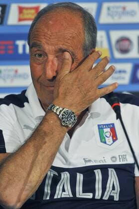 Italy: Giampiero Ventura press conference PK Pressekonferenz Italy s head coach Giampiero Ventura during the press conference at the Coverciano Training Center. The Italian national team Nationalteam will face in a friendly match the Uruguay national team in Nice on 7th June 2017 and Liechtenstein in Udine on 11th June 2017, match valid for FIFA World Cup WM Weltmeisterschaft Fussball Russia 2018 Qualifiers Europe Group G.  GiacomoxMorinix xPacificxPress