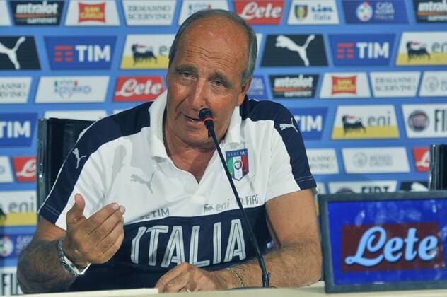 Italy: Giampiero Ventura press conference PK Pressekonferenz Italy s head coach Giampiero Ventura during the press conference at the Coverciano Training Center. The Italian national team Nationalteam will face in a friendly match the Uruguay national team in Nice on 7th June 2017 and Liechtenstein in Udine on 11th June 2017, match valid for FIFA World Cup WM Weltmeisterschaft Fussball Russia 2018 Qualifiers Europe Group G.  GiacomoxMorinix xPacificxPress