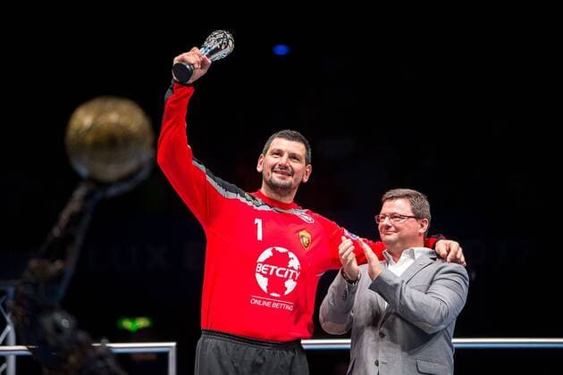 STERBIK CAPAR Arpad (HC Vardar) MVP Final 4 HANDBALL : Paris Saint Germain vs RK Vardar Skopje - Finale Ligue des Champions - Cologne - 04 06 2017 TheophileLaurent Panoramic 