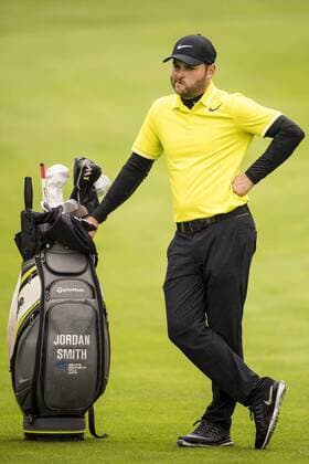 170604 Jordan Smith, England under dag fyra av golftävlingen Nordea Masters den 4 juni 2017 i Barsebäck.  Copyright: PETTERxARVIDSON BB170604PA360