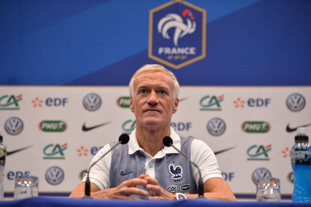 Bilder des Tages - SPORT Didier Deschamps (selectionneur EDF) FOOTBALL : Conference de Presse Equipe de France - Clairefontaine - 05 06 2017 AnthonyBIBARD FEP Panoramic 