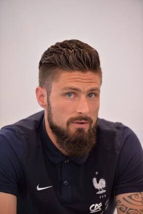 Olivier Giroud FOOTBALL : Conference de Presse Equipe de France - Clairefontaine - 05 06 2017 AnthonyBIBARD FEP Panoramic 