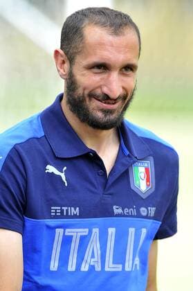Italy: Italy s soccer team training session Italy s player Giorgio Chiellini during the training session at the Coverciano Training Center. The Italian national team Nationalteam will face in a friendly match the Uruguay national team in Nice on 7th June 2017 and Liechtenstein in Udine on 11th June 2017, match valid for FIFA World Cup WM Weltmeisterschaft Fussball Russia 2018 Qualifiers Europe Group G.  GiacomoxMorinix xPacificxPress