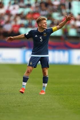 Santiago Ascacibar (ARG), MAY 20, 2017 - Football Soccer : FIFA U-20 World Cup Korea Republic 2017 Group A match between Argentina 0-3 England at Jeonju World Cup Stadium in Jeonju, South Korea.  (pfta010666)