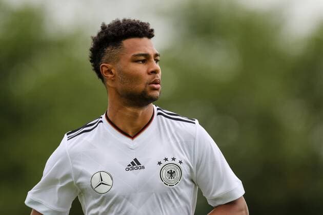 Grassau, Deutschland, 06.06.2017, Trainingslager U21 U 21 Nationalmannschaft, Serge Gnabry (DEU) guckt ( DeFodi507