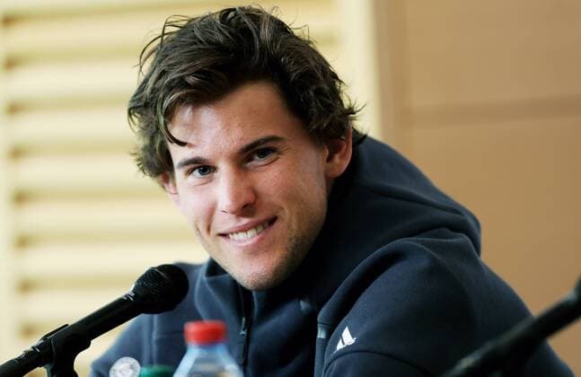 Bilder des Tages - SPORT TENNIS - ATP Tennis Herren French Open 2017 PARIS,FRANCE,07.JUN.17 - TENNIS - ATP World Tour, Roland Garros, French Open, Grand Slam, press conference PK Pressekonferenz Image shows Dominic Thiem (AUT). GEPAxpictures xMatthiasxHauer