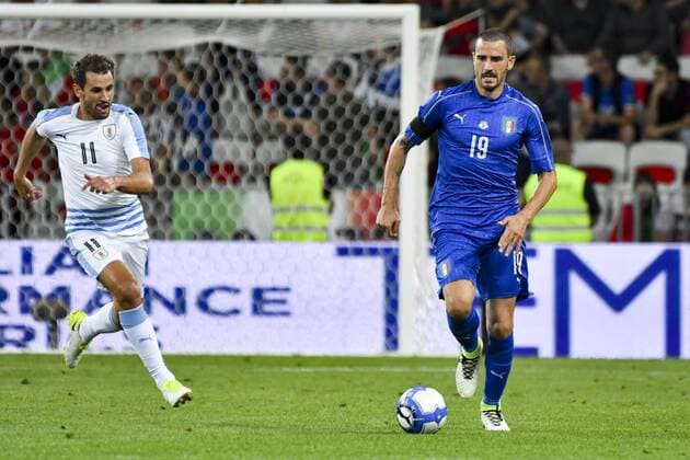 Leonardo Bonucci (Italie) FOOTBALL : Italie vs Uruguay - Match amical - Nice - 07 06 2017 NorbertScanella Panoramic 