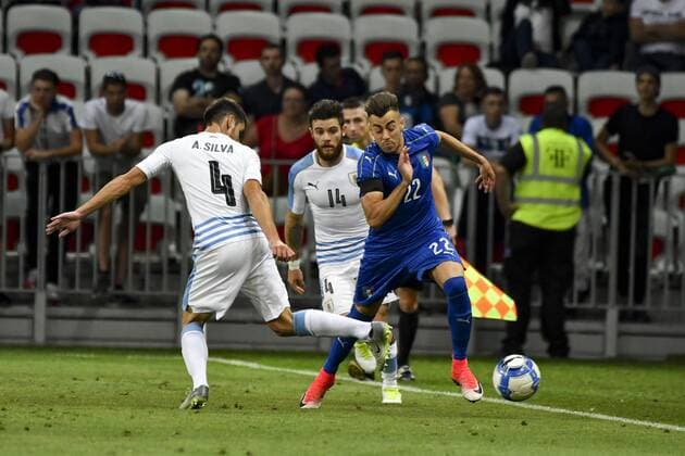 Stephan El Shaarawy (Italie) FOOTBALL : Italie vs Uruguay - Match amical - Nice - 07 06 2017 NorbertScanella Panoramic 