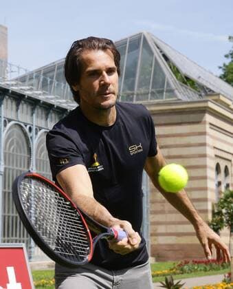 Stuttgart , Tennis PK zum MercedesCup in der Wilhelma , Thomas Haas