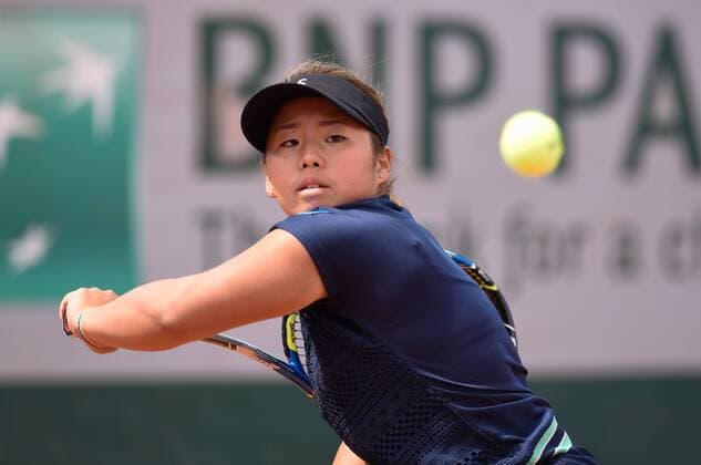 Yui Kamiji ( Japon ) TENNIS : Roland Garros 2017 - Internationaux de France - 08 06 2017 FedericoPestellini Panoramic 