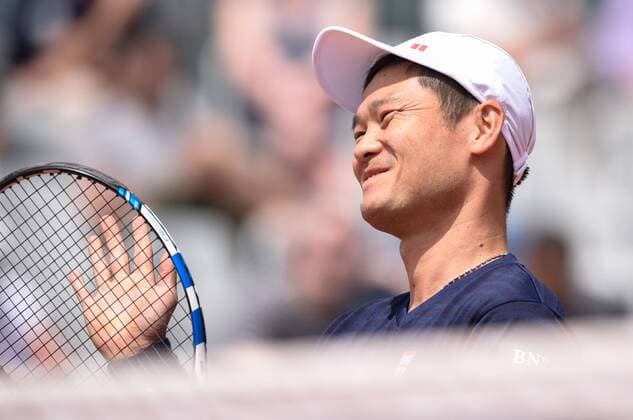 Shingo Kunieda ( Japon ) TENNIS : Roland Garros 2017 - Internationaux de France - 08 06 2017 FedericoPestellini Panoramic 