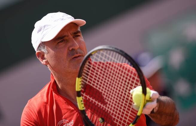 Stephane Houdet ( France ) TENNIS : Roland Garros 2017 - Internationaux de France - 08 06 2017 FedericoPestellini Panoramic 