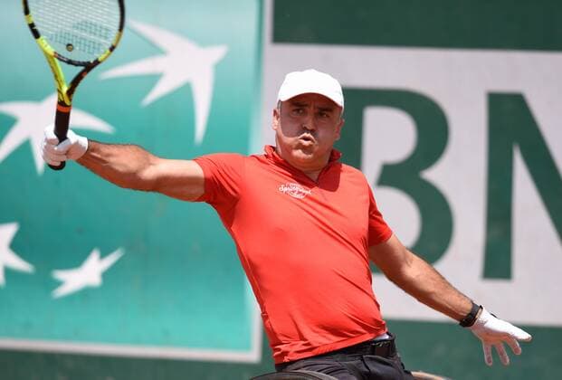 Stephane Houdet ( France ) TENNIS : Roland Garros 2017 - Internationaux de France - 08 06 2017 FedericoPestellini Panoramic 