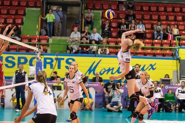 Volleyball: Montreux Volley Masters 2017, 09.06.2017 match Germany versus Poland at the Volleyball: Montreux Volley Masters 2017 on June, 09, 2017 in Montreux, Schweiz xUSx