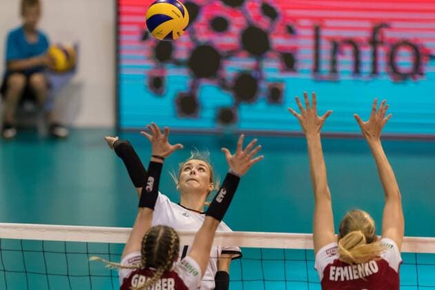 Volleyball: Montreux Volley Masters 2017, 09.06.2017 match Germany versus Poland at the Volleyball: Montreux Volley Masters 2017 on June, 09, 2017 in Montreux, Schweiz xUSx