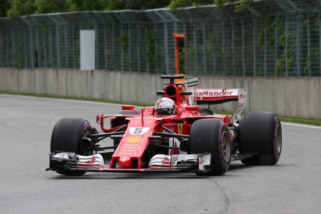 Canadian Grand Prix, Montreal 8 - 11 June 2017 09.06.2017- Free Practice 1, Sebastian Vettel (GER) Scuderia Ferrari SF70H 