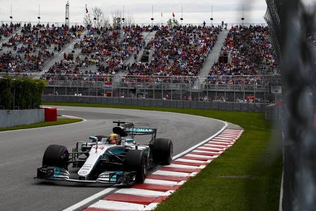 Motorsports: FIA Formula One World Championship WM Weltmeisterschaft 2017, Grand Prix of Canada, 44 Lewis Hamilton (GBR, Mercedes AMG Petronas F1 Team), Montreal Canada xHOCHxZWEIx