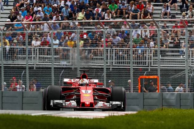 Motorsports: FIA Formula One World Championship WM Weltmeisterschaft 2017, Grand Prix of Canada, 5 Sebastian Vettel (GER, Scuderia Ferrari), Montreal Canada xHOCHxZWEIx