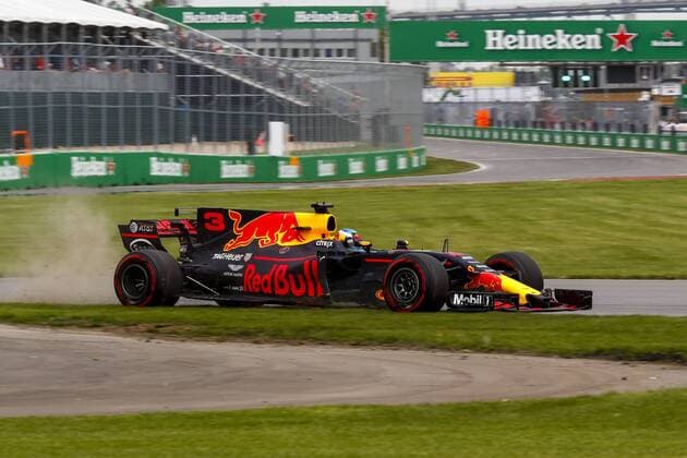 Motorsports: FIA Formula One World Championship WM Weltmeisterschaft 2017, Grand Prix of Canada, 3 Daniel Ricciardo (AUS, Red Bull Racing), Montreal Canada xHOCHxZWEIx