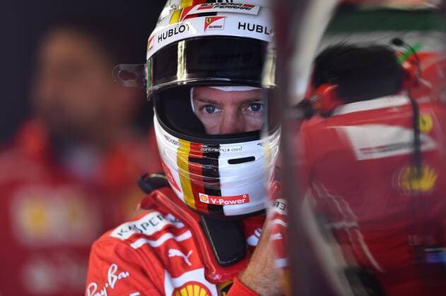 Sebastian Vettel (Scuderia Ferrari) mit Helm, Grosser Preis von Kanada 2017, Freies Training, Motorsport, Formel 1, 09.06.2017, Montreal Copyright: xAndre Eibner-Pressefotox EP_JAE