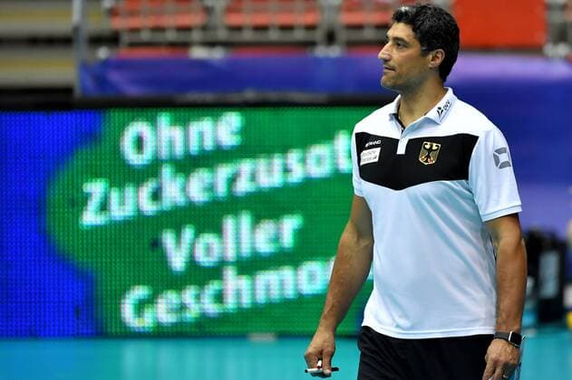 VOLLEYBALL - FIVB, AUT vs GER LINZ,AUSTRIA,09.JUN.17 - VOLLEYBALL - FIVB World League Tournament, Austria vs Germany. Image shows Trainer Andrea Giani (GER). GEPAxpictures xFlorianxErtl